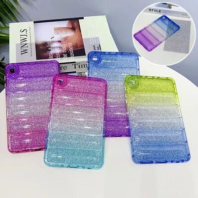 For Samsung Galaxy Tab A A7 A8 S6 S7 S8 Gradient Glitter Case Shockproof Cover • $19.19