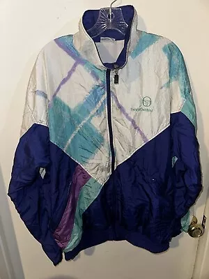 Vintage Sergio Tacchini Size 52 Sports Jacket Windbreaker 1980s • $60