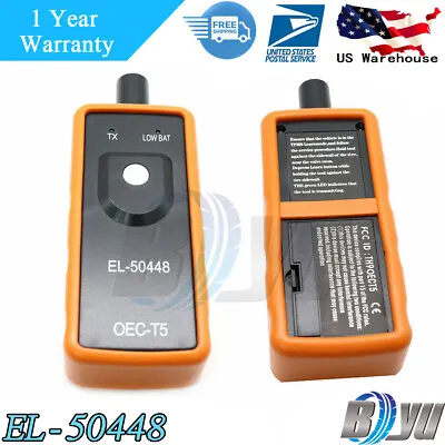 TPMS Reset Tool Auto EL-50448 Tire Pressure Monitor Sensor OEC-T5 For GM Vehicle • $12.48