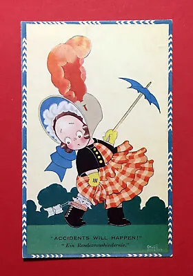 £8.76 • Buy Artist Postcard By CHLOE PRESTON 1927 A Dating Obstacle Girls (49950