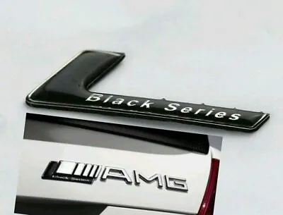 Black Series Trunk Badge Emblem Sticker For Mercedes AMG NEW • $9.99