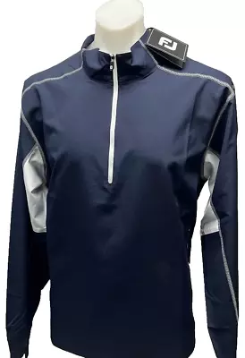 Footjoy FJ Sport Golf Windshirt Mens Large Long Sleeve Water Repellent Pullover • $64.70