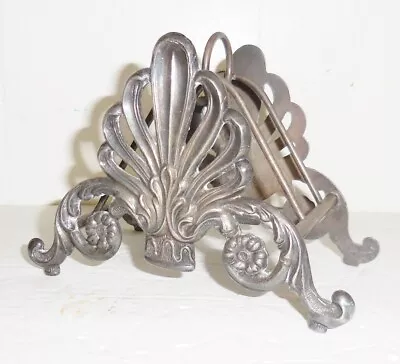 Vintage Pm Italy Napkin Holder Beautiful Victorian Design Silverplate • $26.24