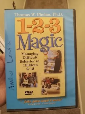 1-2-3 Magic Managing Difficult Behavior In Children 2-12 DVD TEACHER COURSE RARE • $9.90