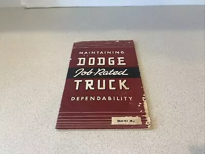 1941 Dodge  Truck Owners Manual WC   Original 1941 • $24.99