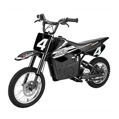 Razor MX650 Dirt Rocket Electric Motocross Dirt Bike 17 MPH Black (Open Box) • $538.01