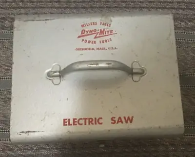 Old Antique Millers Falls 626 Circular Power SawSteel Case6.5”BladeDyno-Mite • $88