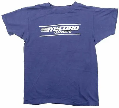 McCORD GASKETS Vintage T Shirt Manufacturing Cylinder Tools Garage Car USA Large • $19.99