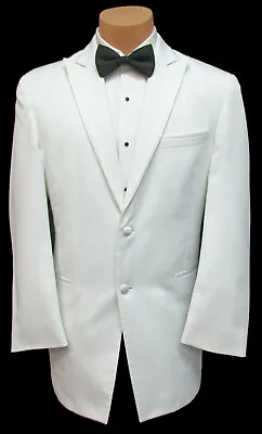 $17.99 • Buy Boys Chaps White Tuxedo Jacket Formal Dinner Wedding Ring Bearer Boys Size 12