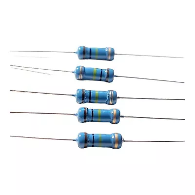 1 /2Watt(0.5) 1% Metal Film Resistors 100k Ohms 5 Pieces • $2.25