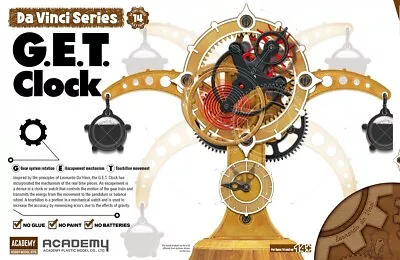 Academy Hobby 18185 DA VINCI G.E.T CLOCK  • $19.99