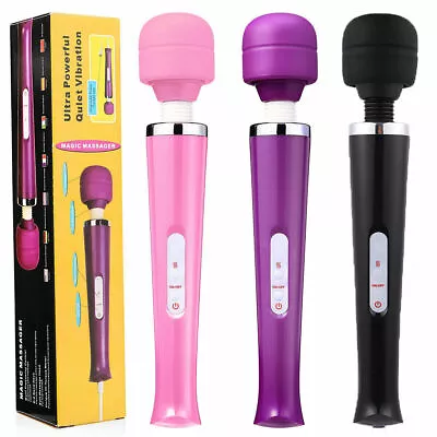 Handheld Massager 20 Speed Wand Vibrating Massage Magic Full Body Therapy Motor • $13.99