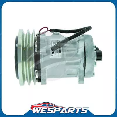 Sanden Air Con Compressor For Case Tractor 5130 Sd7H15 12V 2A 152Mm Hto Ear • $710.55