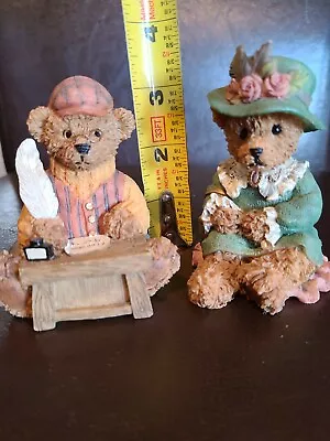 Set Of Two Boyds Bears Home Interiors KK  Love Letters Figurines • $10