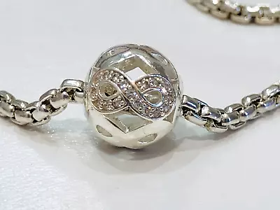 THOMAS SABO Karma Bead Silver CZ Infinity Symbol • $35