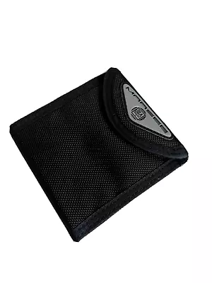 Marsee Nylon Black Bifold Wallet With Hook & Loop Closure  New In Package • $13