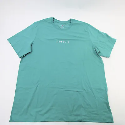 Air Jordan Short Sleeve Shirt Men's Teal Used • $18.89