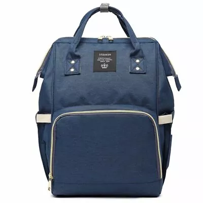 £35.88 • Buy Mummy Maternity Nappy Bag Large Capacity Kid Diaper Backpack Nursing Solid Color