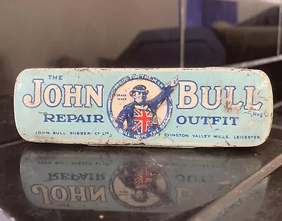 JOHN BULL Vintage Cycle Outfit Tyre Repair Vulcaniser Tin • $38.80