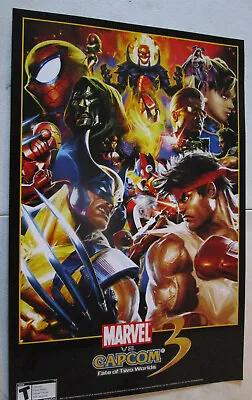 2011 MARVEL VS. CAPCOM 3 ~ Fate Of Two Worlds Video Game Poster Wolverine RYU • $10.95