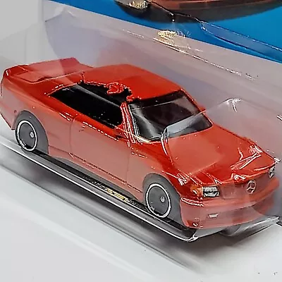 Hot Wheels ERROR '89 Mercedes-Benz 560 SEC AMG Red Mis-cast Roof 🚨 Must See 🚨 • $31