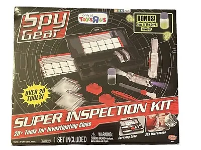 Spy Gear Super Inspection Kit 20+ Tools-bonus Glow In Dark Powder New Item • £27.44