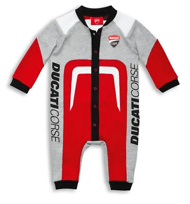 Ducati Corse Sport Baby Pajamas Bodysuit Sleepsuit Overall Leather Suit Design • $97.74