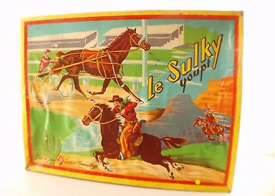 SPM Toumoulage The Sulky Yay Toy Old Rare Horse Jockey Rodeo IN Box • $197.80