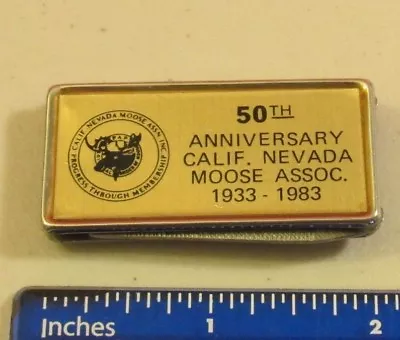 Vintage Moose Calif Nevada Money Clip 1933-1983 • $14.99