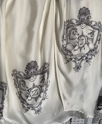 $249 • Buy RARE Exclusive Print Zimmerman Ivory Silk Knot Dress Sz 2, Worn Once, RRP $699