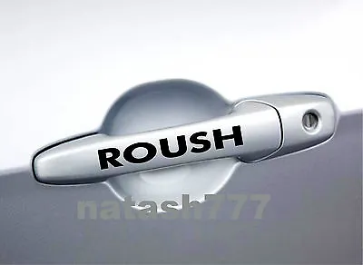 2 - Ford MUSTANG ROUSH Racing  Door Handle Decal Sticker Emblem Logo BLACK • $9.99