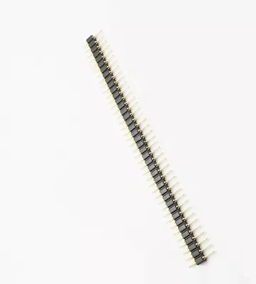 1PCS Single Row 40Pin 2.54mm Round Male Pin Header Gold Plated Machined • $0.99