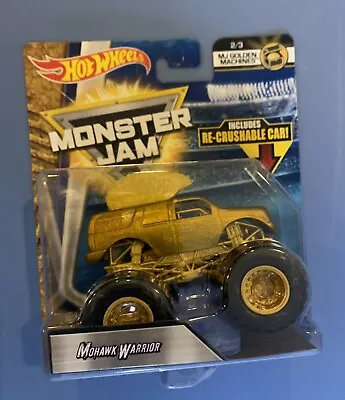 Hot Wheels Monster Jam Mohawk Warrior MJ Golden Machines • $19.99