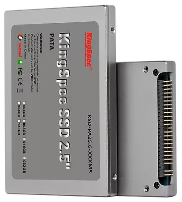 $48.33 • Buy 64GB KingSpec 2.5-inch PATA/IDE SSD Solid State Disk MLC Flash SM2236 Controller