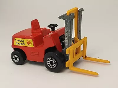 Vintage Matchbox Lesney Red Lansing Fork Lift Truck England Metal Base • $4.99