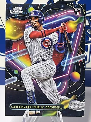 2023 Topps Chrome Cosmic Christopher Morel Black Eclipse SSP 7/10 Chicago Cubs • $224.99