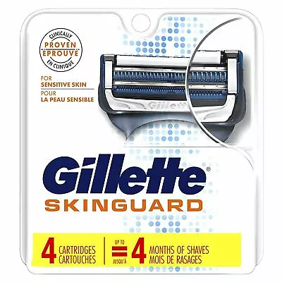 Gillette Skin Guard Men's Razor Cartridges Refills For Sensitive Skin 4 Count • $46.35