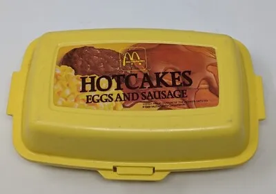 Vintage 1988 Fisher Price Mcdonalds Breakfast Hotcakes Eggs Sausage Playset • $35
