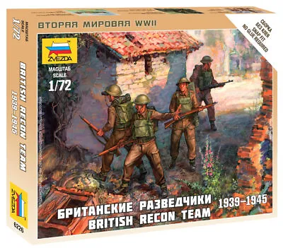 Zvezda 1/72 British Recon Team # 6226 - Plastic Model Figures • £6.99