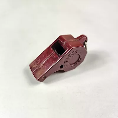 Field Siren Military Police Training Whistle Vintage 1940s Red Brown Bakelite • $9.99
