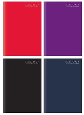 £6.45 • Buy A5 Day A Page Academic Diary 2023-2024 Mid Year Case Bound Student Planner 23/24
