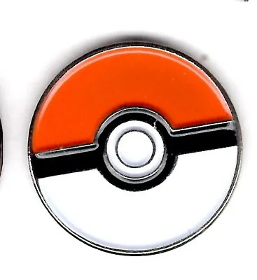 £1.60 • Buy Pokemon Pin Badge. Pokeball. Red And White Design. Metal. Enamel