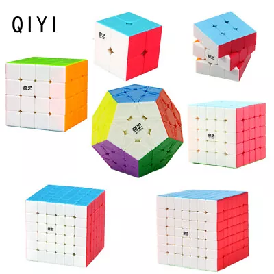 Hot No Sticker Magic Cube Puzzle Cube Super Smooth Speed Decompression Toys Kids • $13.68
