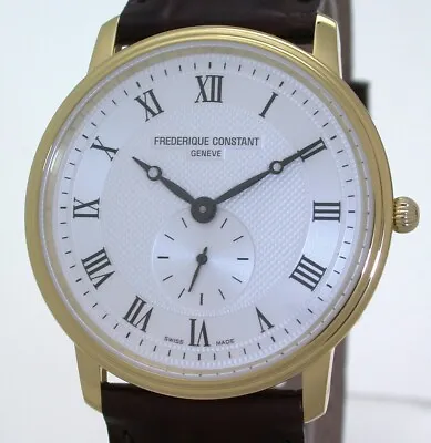 Frederique Constant Slimline Small Second Quartz Watch Mens Watch 1 15/32in • $507.23