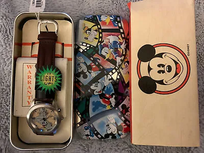 Disney Mickey Timeworks Mickey Mouse Map Watch With Light Up Feature • $44.99