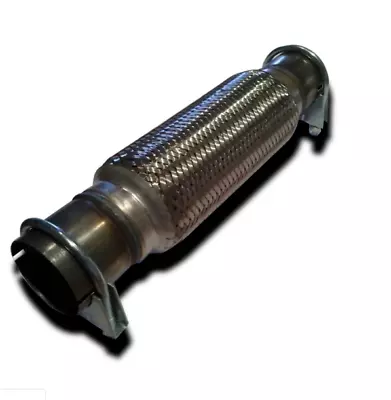 £13 • Buy Exhaust Flexi Pipe Flex Joint Flexible Kit Tube Repair + 2 Clamps 35mm - 89mm Id