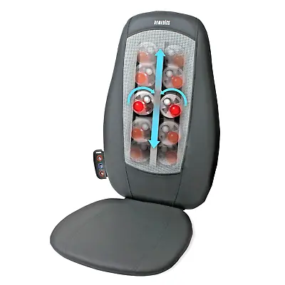 Brand New Homedics Shiatsu Massage Chair Full Back Heated Electric Massager Seat • £64.99