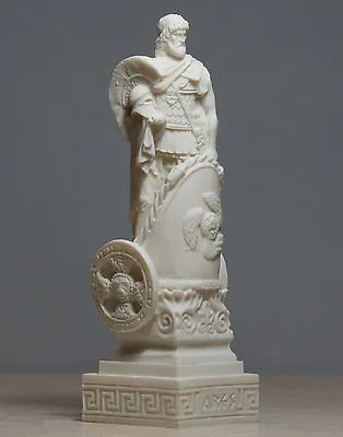 ARES MARS Greek God Of War Statue Sculpture Figure Handmade Greece 6.69 Inches • $37.90