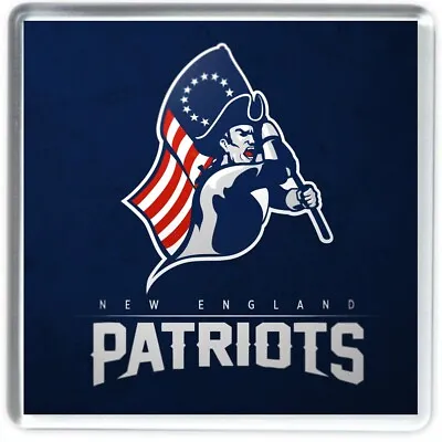 NEW ENGLAND PATRIOTS Reproduction DRINKS Acrylic Coaster • £4.15