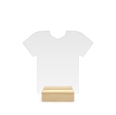 £5.35 • Buy Blank Football T-shirt  Clear Acrylic Table Sign Stand Plaque Holder Fathers Day